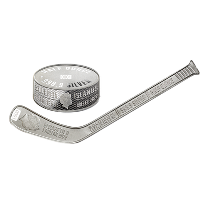 2022 $1 HERITAGE SPORTS SERIES ICE HOCKEY FINE SILVER 2-COIN SET