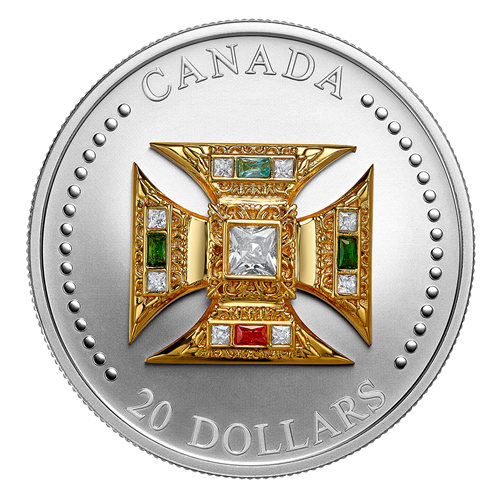 2023 1oz $20 ST. EDWARD'S CROWN FINE SILVER COIN