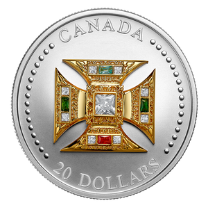 2023 1oz $20 ST. EDWARD'S CROWN FINE SILVER COIN