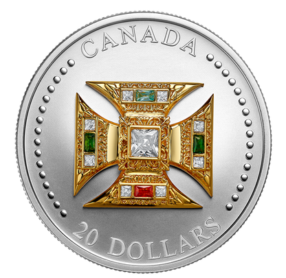 2023 1oz $20 ST. EDWARD'S CROWN FINE SILVER COIN