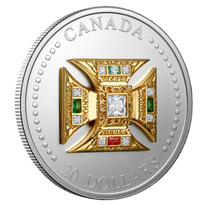 2023 1oz $20 ST. EDWARD'S CROWN FINE SILVER COIN