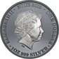 2019 1oz $1 AUSTRALIA AT NIGHT KANGAROO FINE SILVER BLACK PROOF COIN