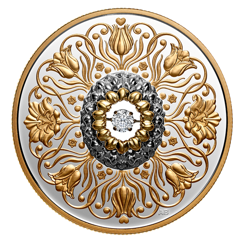 2023 $20 DANCING DIAMOND: SPARKLE OF THE HEAR FINE SILVER COIN