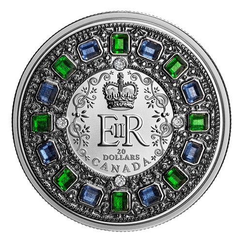 2022 $20 1oz THE IMPERIAL STATE CROWN FINE SILVER COIN