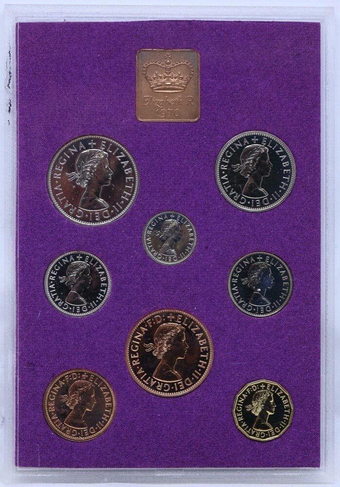 1970 THE COINAGE OF UNITED KINGDOM AND NORTHERN IRELAND (8 COIN PROOF