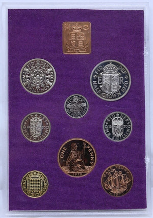 1970 THE COINAGE OF UNITED KINGDOM  AND NORTHERN IRELAND (8 COIN PROOF SET)