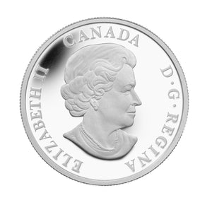 2014 1oz $20 THE CARIBOU FINE SILVER COLOURED COIN