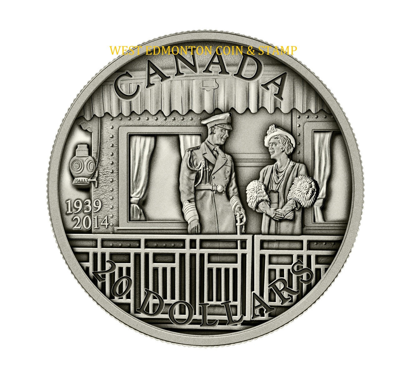 2014 1oz $20 75TH ANNIVERSARY OF THE FIRST ROYAL VISIT FINE SILVER COIN