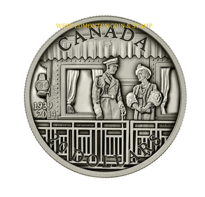 2014 1oz $20 75TH ANNIVERSARY OF THE FIRST ROYAL VISIT FINE SILVER COIN