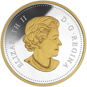 2015 1oz $20 TOM THOMSON: SPRING ICE FINE SILVER COIN (1916)