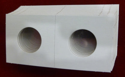 CARDBOARD 2x2 COIN HOLDER - 20 PACK - QUARTER SIZE