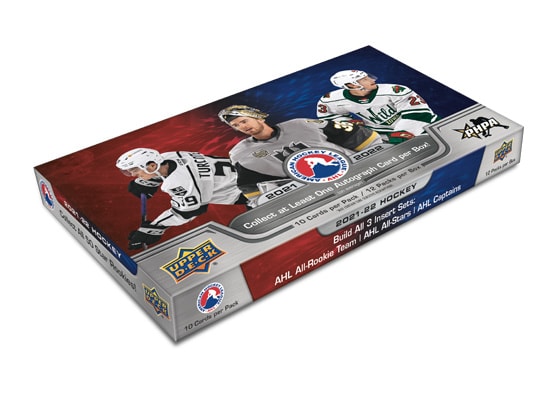 2021-22 UPPER DECK AHL HOCKEY HOBBY BOX