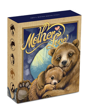 2014 1/2OZ MOTHER'S LOVE: BEAR FINE SILVER COIN