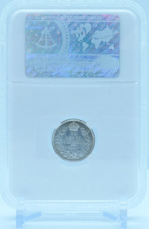 1908 10 CENT CANADA – MS 64 - GRADED