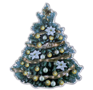 2023 1oz $2 HOLIDAY TREE FINE SILVER COIN