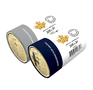2023 1-DOLLAR HONOURING ELSIE MACGILL COLOURIZE/NON-COLORIZED SPECIAL 2-ROLL SET