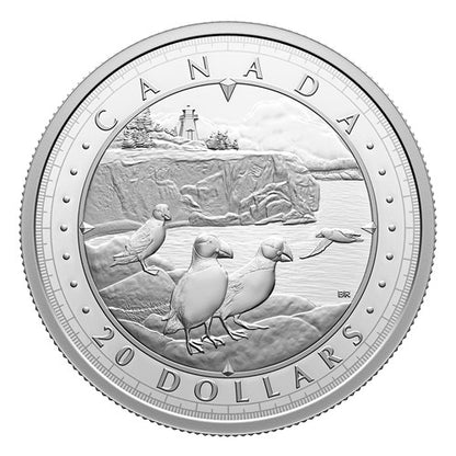 2024 1oz $20 THIS IS CANADA: WONDROUS WATERS - ATLANTIC COAST FINE SILVER DOIN