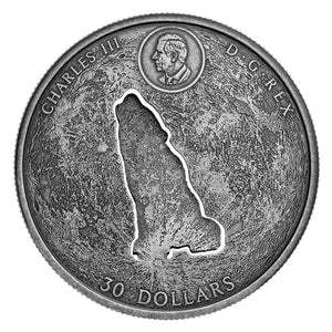 2024 2oz $30 THE HOWLING WOLF - 3D LIFTED FINE SILVER COIN