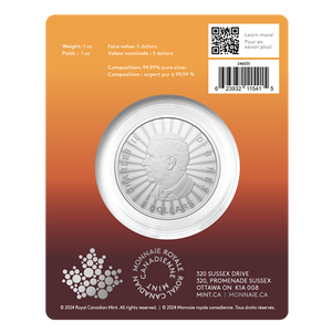 E-TRANSFER ONLY - 2024 1oz $5 THE MAJESTIC POLAR BEARS (PREMIUM BULLION)