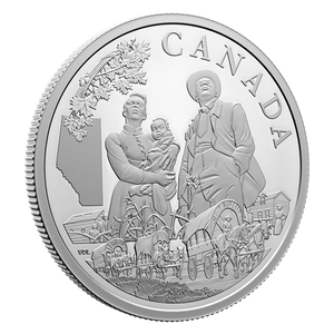 2024 1oz $20 COMMEMORATING BLACK HISTORY: AMBER VALLEY FINE SILVER COIN