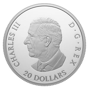 2024 1oz $20 THE ROYAL CANADIAN AIR FORCE CENTENNIAL FINE SILVER COIN