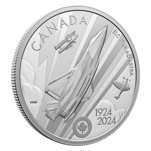 2024 1oz $20 THE ROYAL CANADIAN AIR FORCE CENTENNIAL FINE SILVER COIN