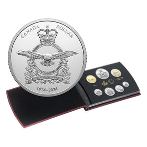 2024 SPECIAL EDITION SILVER DOLLAR PROOF SET - 100TH ANNIVERSARY OF THE ROYAL CANADIAN AIR FORCE