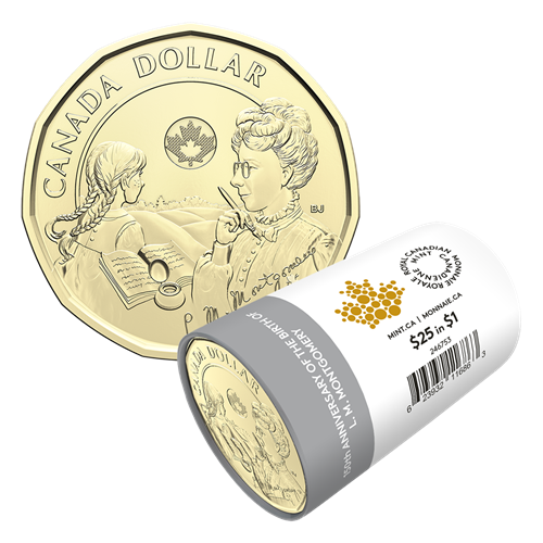 2024 $1 150TH ANNIVERSARY OF THE BIRTH OF L.M. MONTGOMERY WRAP ROLL UNCOLOURED