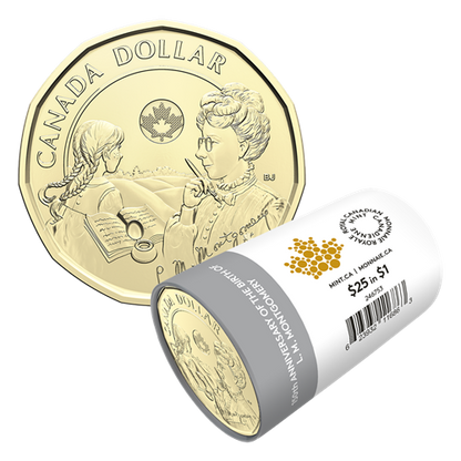 2024 $1 150TH ANNIVERSARY OF THE BIRTH OF L.M. MONTGOMERY WRAP ROLL UNCOLOURED