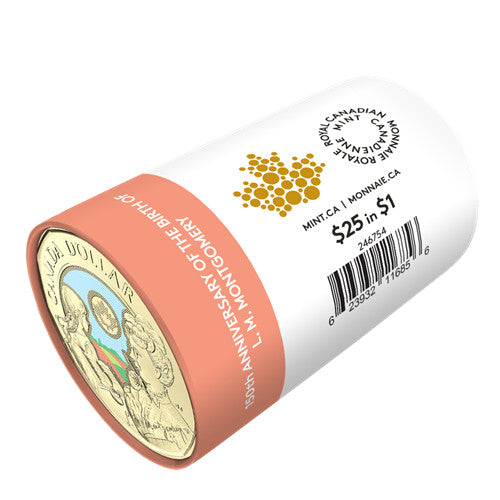 2024 $1 150TH ANNIVERSARY OF THE BIRTH OF L.M. MONTGOMERY COLOURIZED SPECIAL WRAP ROLL