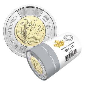 2024 2-DOLLAR CELEBRATING INUIT NUNANGAT NON-COLOURIZED SPECIAL WRAP ROLL