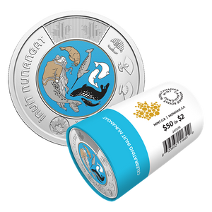 2024 2-DOLLAR CELEBRATING INUIT NUNANGAT COLOURIZED SPECIAL WRAP ROLL