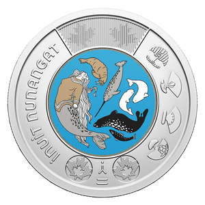 2024 2-DOLLAR CELEBRATING INUIT NUNANGAT COLOURIZED SPECIAL WRAP ROLL