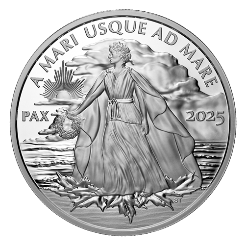 2025 5oz $50 PEACE DOLLAR FINE SILVER COIN