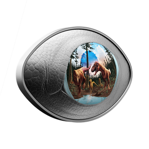 2025 1oz $20 DINOSAUR EYE FINE SILVER COIN