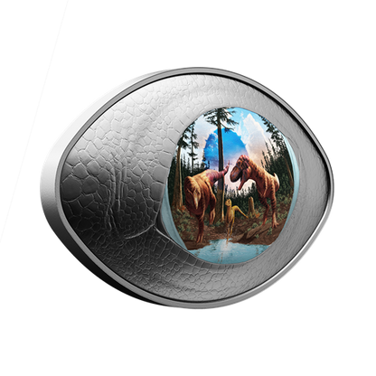 2025 1oz $20 DINOSAUR EYE FINE SILVER COIN