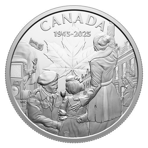 2025 1oz $20 80TH ANNIVERSARY OF THE END OF THE SECOND WORLD WAR EUROPE