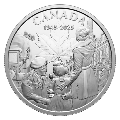 2025 1oz $20 80TH ANNIVERSARY OF THE END OF THE SECOND WORLD WAR EUROPE