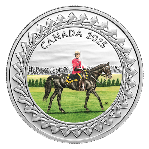 2025 1oz $20 RCMP MUSICAL RIDE FINE SILVER COIN