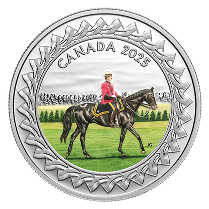 2025 1oz $20 RCMP MUSICAL RIDE FINE SILVER COIN