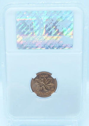 1938 1 CENT CANADA – MS 65 – GRADED (347-010)