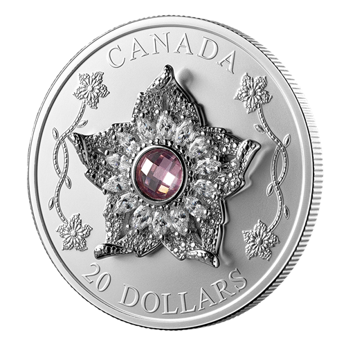2025 1oz $20 WILLIAMSON DIAMOND BROOCH FINE SILVER COIN