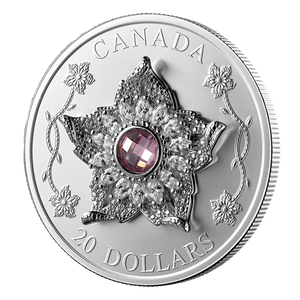 2025 1oz $20 WILLIAMSON DIAMOND BROOCH FINE SILVER COIN