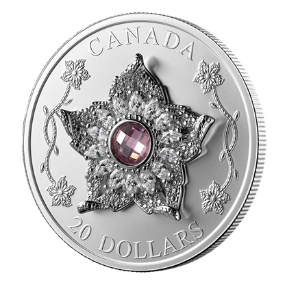 2025 1oz $20 WILLIAMSON DIAMOND BROOCH FINE SILVER COIN