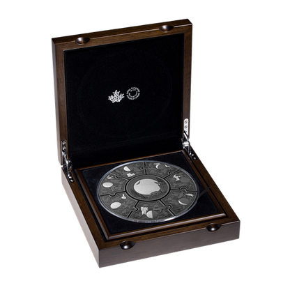 2025 $20 PUZZLE COIN SET MOON PHASES FINE SILVER COIN (9.4oz total)