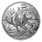 2025 1oz $20 ULTRA-HIGH RELIEF FINE SILVER COIN - GREAT HUNTERS: GREY WOLF