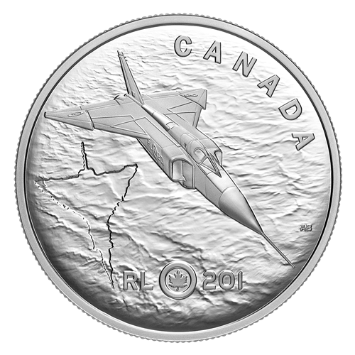 2025 1oz $20 AVRO ARROW FINE SILVER COIN