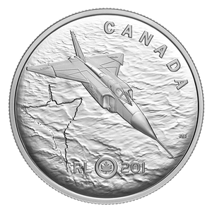 2025 1oz $20 AVRO ARROW FINE SILVER COIN