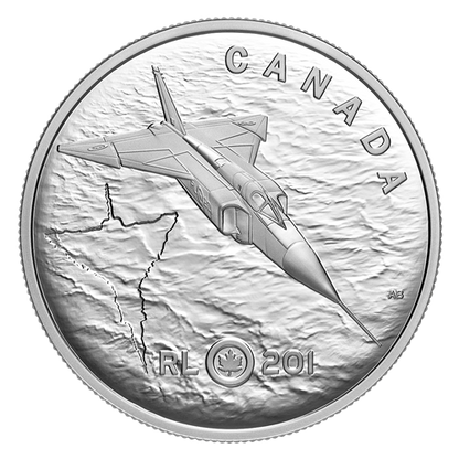 2025 1oz $20 AVRO ARROW FINE SILVER COIN