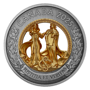 2025 $50 ALLEGORIES OF JUSTICE AND TRUTH FINE SILVER COIN (4.6oz)